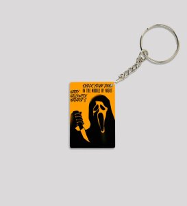 Spooky Final Hour Aesthetic Halloween Printed Keychain Pack of 2