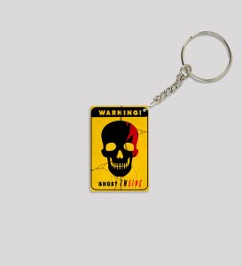 Vintage Horror Farewell Message Printed Keychain Pack of 2