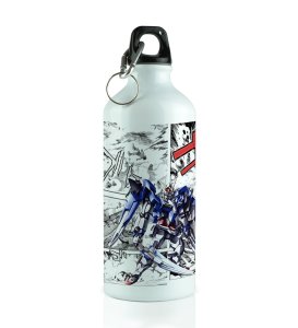 Cool Sci-Fi Robot Comic Look Aluminium Printed Sipper Bottle 600ml